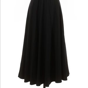 Gucci Black 100% Wool Full Skirt IT46